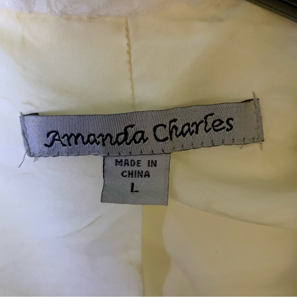 Women's Cream Faux Fur Jacket - Picture 7 of 7